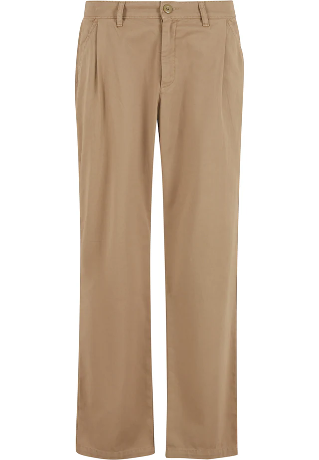 URBAN CLASSICS Stoffhose »Urban Classics Pleated Twill Pants«