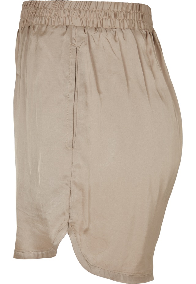 URBAN CLASSICS Shorts »Urban Classics Damen Ladies Viscose Satin Resort Shorts«
