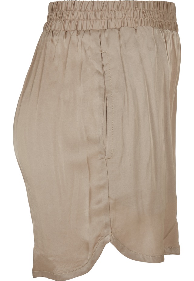 URBAN CLASSICS Shorts »Urban Classics Damen Ladies Viscose Satin Resort Shorts«