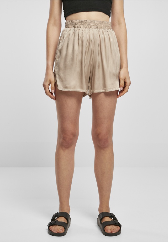 URBAN CLASSICS Shorts »Urban Classics Damen Ladies Viscose Satin Resort Shorts«
