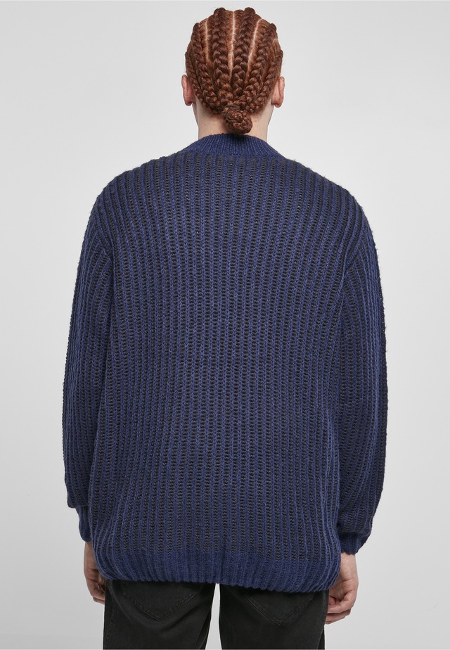 URBAN CLASSICS Rundhalspullover »Urban Classics Herren Oversized Two Tone Sweater« 1 Stk.
