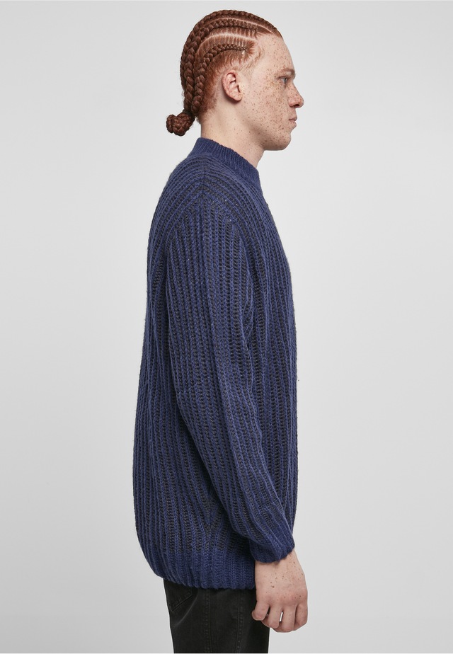 URBAN CLASSICS Rundhalspullover »Urban Classics Herren Oversized Two Tone Sweater« 1 Stk.