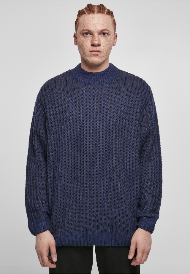 URBAN CLASSICS Rundhalspullover »Urban Classics Herren Oversized Two Tone Sweater« 1 Stk.