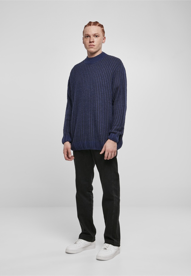 URBAN CLASSICS Rundhalspullover »Urban Classics Herren Oversized Two Tone Sweater« 1 Stk.