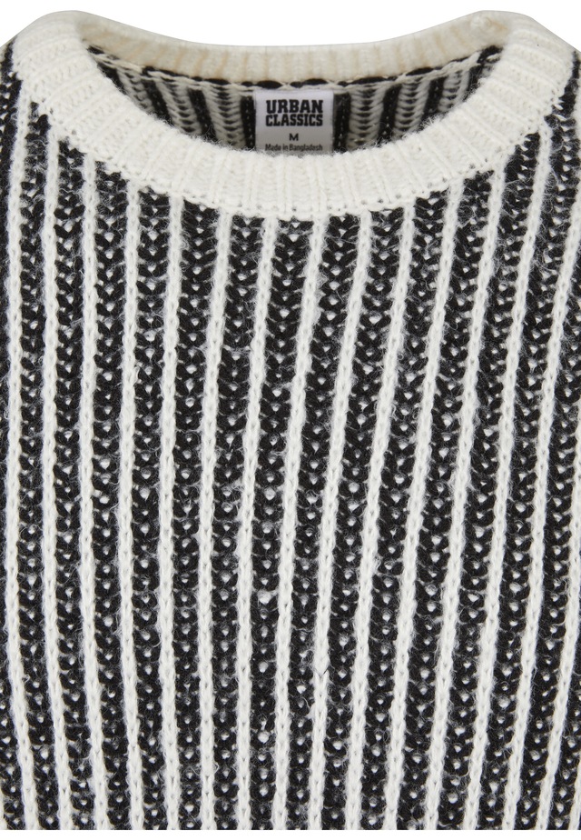 URBAN CLASSICS Rundhalspullover »Urban Classics Herren Oversized Two Tone Sweater« 1 Stk.