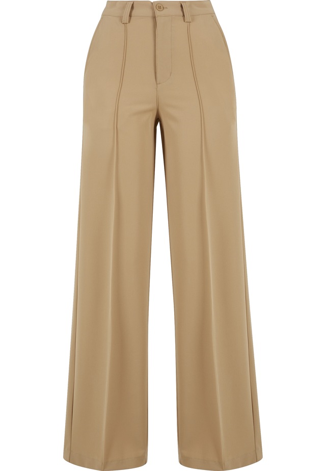 URBAN CLASSICS Stoffhose »Urban Classics Damen Ladies Wide Pleated Pants«