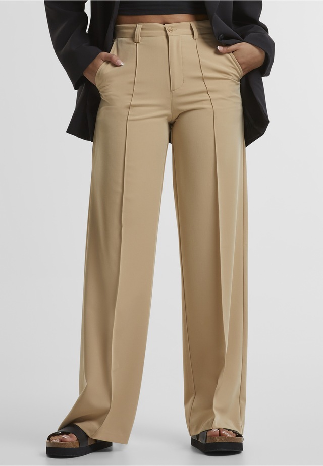 URBAN CLASSICS Stoffhose »Urban Classics Damen Ladies Wide Pleated Pants«