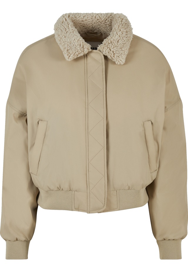 URBAN CLASSICS Winterjacke »Urban Classics Damen Ladies Pilot Bomber Jacket« 1 Stk. tlg. ohne Kapuze