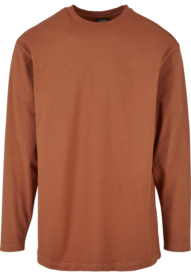 URBAN CLASSICS T-Shirt »Urban Classics Herren Heavy Oversized Garment Dye Longsleeve« 1 Stk.