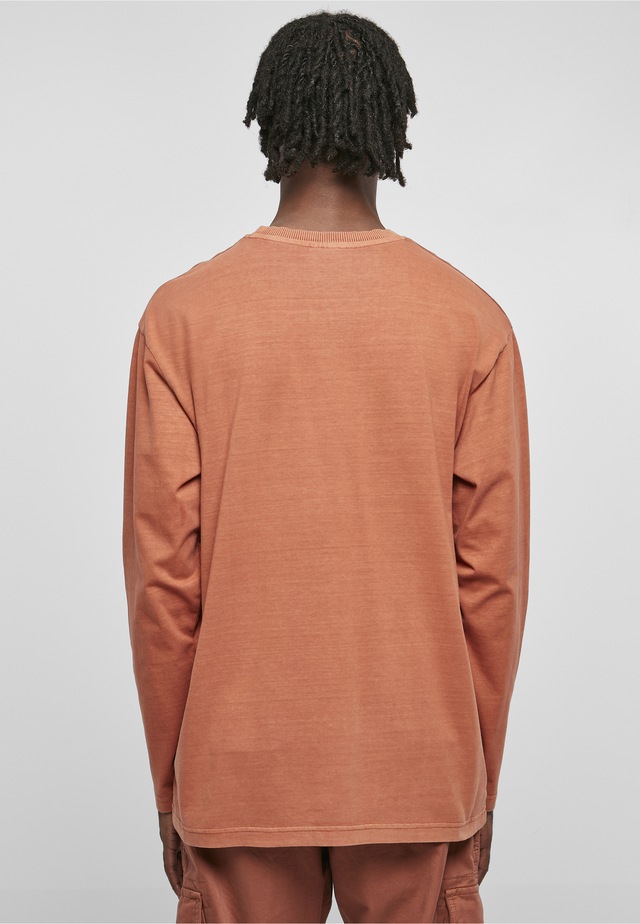 URBAN CLASSICS T-Shirt »Urban Classics Herren Heavy Oversized Garment Dye Longsleeve« 1 Stk.