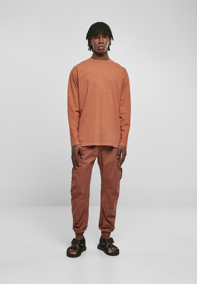 URBAN CLASSICS T-Shirt »Urban Classics Herren Heavy Oversized Garment Dye Longsleeve« 1 Stk.