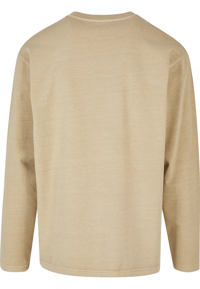 URBAN CLASSICS T-Shirt »Urban Classics Herren Heavy Oversized Garment Dye Longsleeve« 1 Stk.