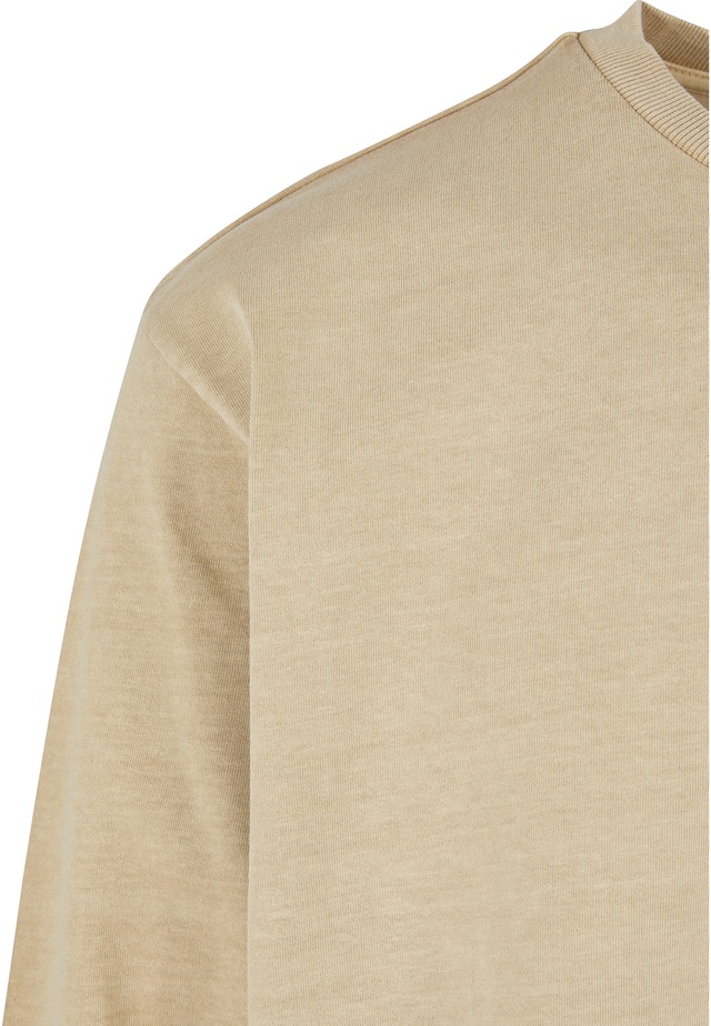 URBAN CLASSICS T-Shirt »Urban Classics Herren Heavy Oversized Garment Dye Longsleeve« 1 Stk.