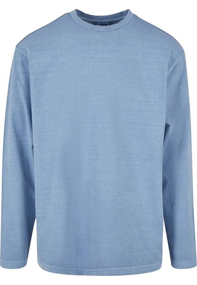 URBAN CLASSICS T-Shirt »Urban Classics Herren Heavy Oversized Garment Dye Longsleeve« 1 Stk.