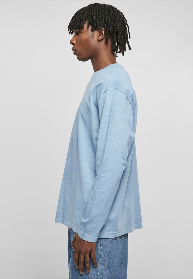 URBAN CLASSICS T-Shirt »Urban Classics Herren Heavy Oversized Garment Dye Longsleeve« 1 Stk.