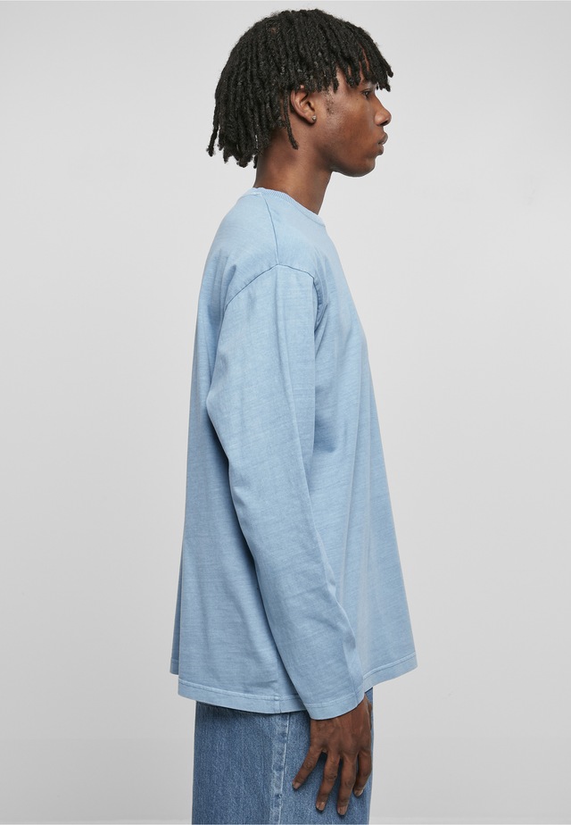 URBAN CLASSICS T-Shirt »Urban Classics Herren Heavy Oversized Garment Dye Longsleeve« 1 Stk.