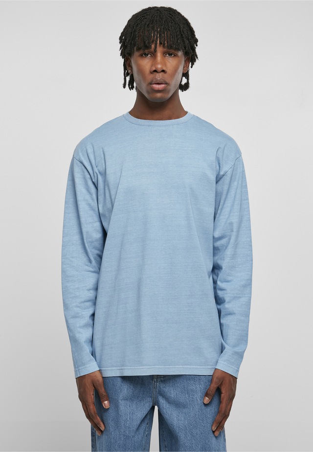 URBAN CLASSICS T-Shirt »Urban Classics Herren Heavy Oversized Garment Dye Longsleeve« 1 Stk.
