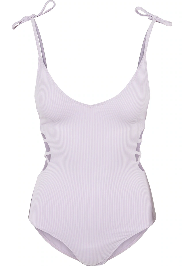 URBAN CLASSICS Monokini »Urban Classics Damen Ladies Rib Swimsuit«