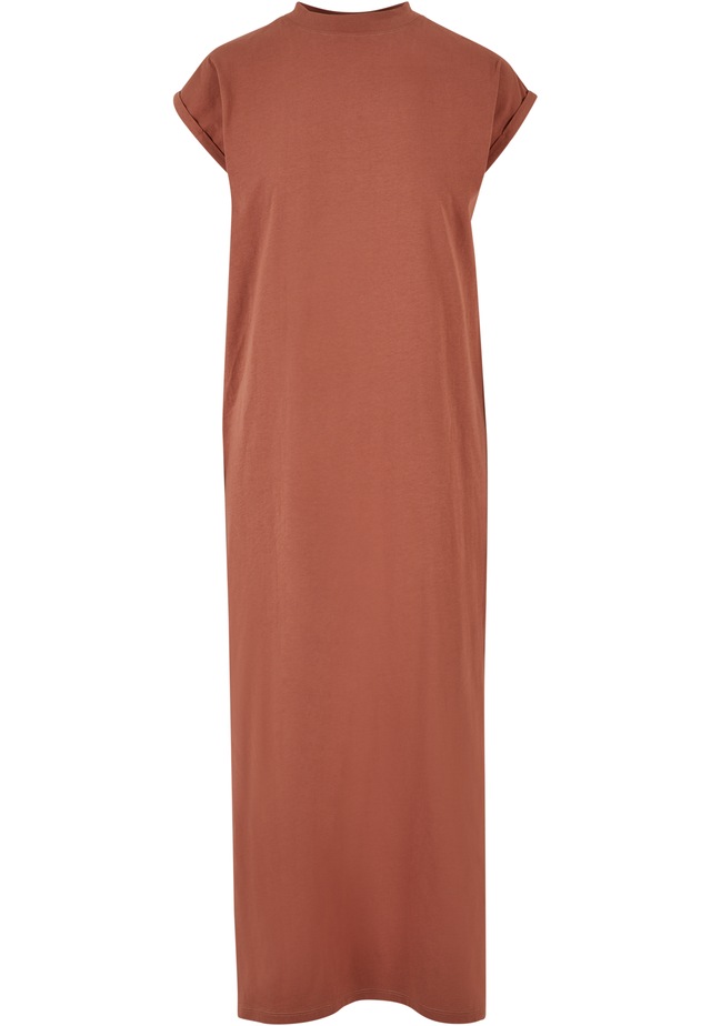 URBAN CLASSICS Shirtkleid »Urban Classics Damen Ladies Long Extended Shoulder Dress« 1 Stk. tlg.