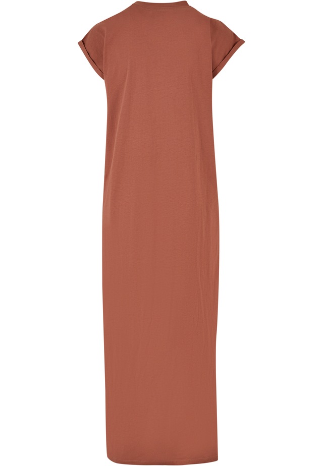 URBAN CLASSICS Shirtkleid »Urban Classics Damen Ladies Long Extended Shoulder Dress« 1 Stk. tlg.