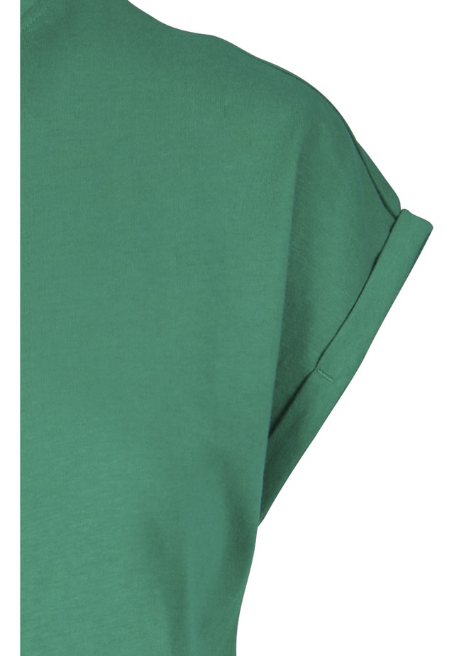 URBAN CLASSICS Shirtkleid »Urban Classics Damen Ladies Long Extended Shoulder Dress« 1 Stk. tlg.