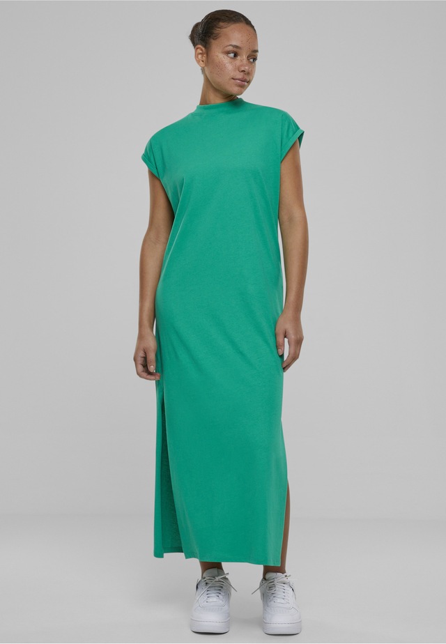 URBAN CLASSICS Shirtkleid »Urban Classics Damen Ladies Long Extended Shoulder Dress« 1 Stk. tlg.