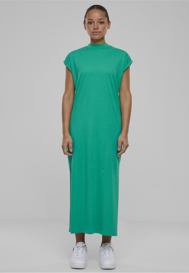 URBAN CLASSICS Shirtkleid »Urban Classics Damen Ladies Long Extended Shoulder Dress« 1 Stk. tlg.