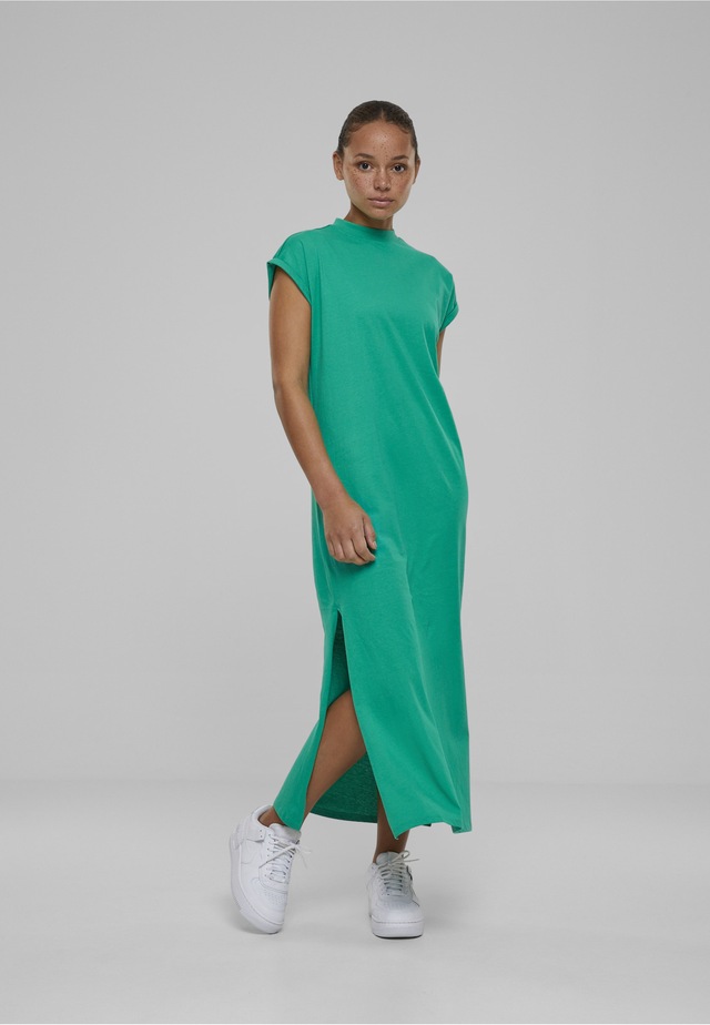 URBAN CLASSICS Shirtkleid »Urban Classics Damen Ladies Long Extended Shoulder Dress« 1 Stk. tlg.