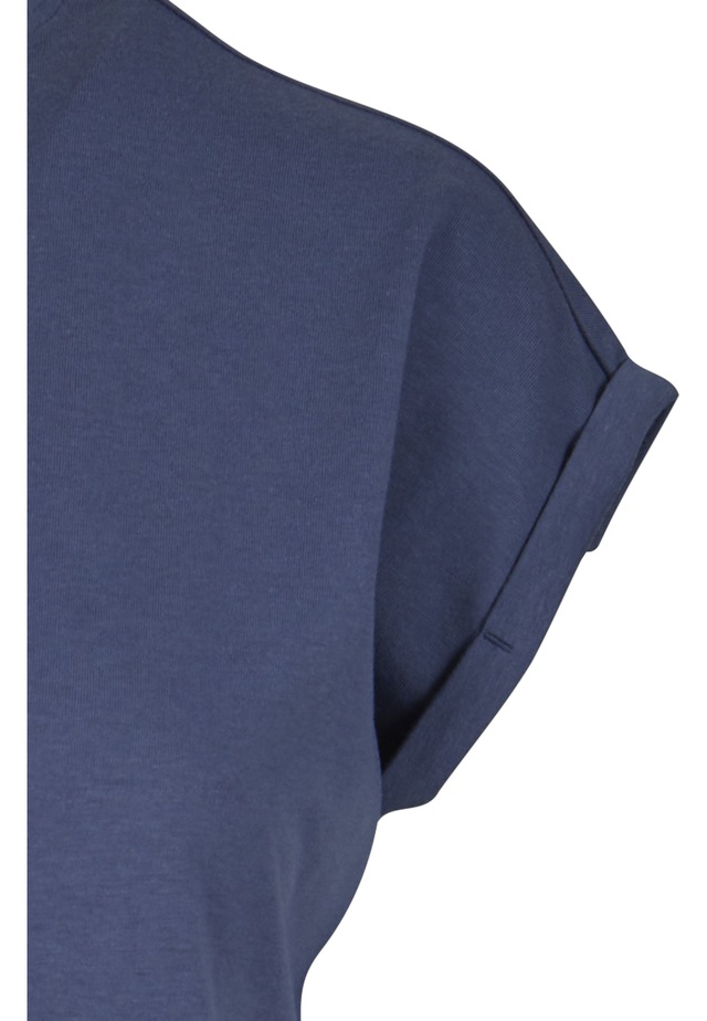 URBAN CLASSICS Shirtkleid »Urban Classics Damen Ladies Long Extended Shoulder Dress« 1 Stk. tlg.