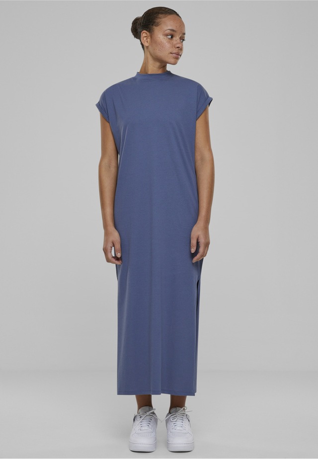 URBAN CLASSICS Shirtkleid »Urban Classics Damen Ladies Long Extended Shoulder Dress« 1 Stk. tlg.
