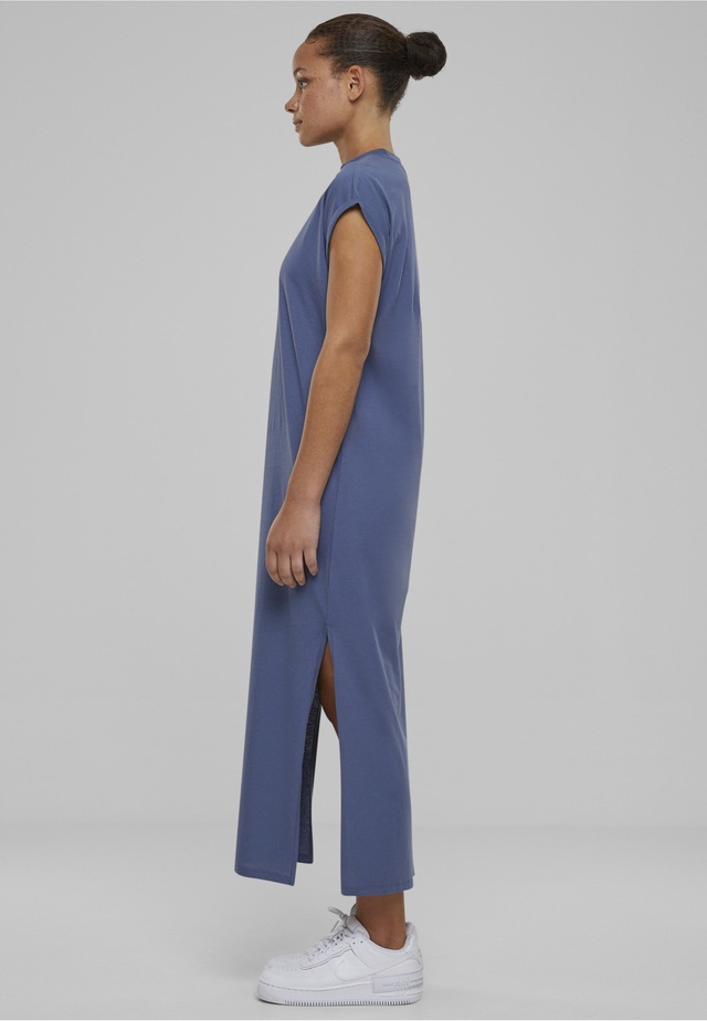 URBAN CLASSICS Shirtkleid »Urban Classics Damen Ladies Long Extended Shoulder Dress« 1 Stk. tlg.