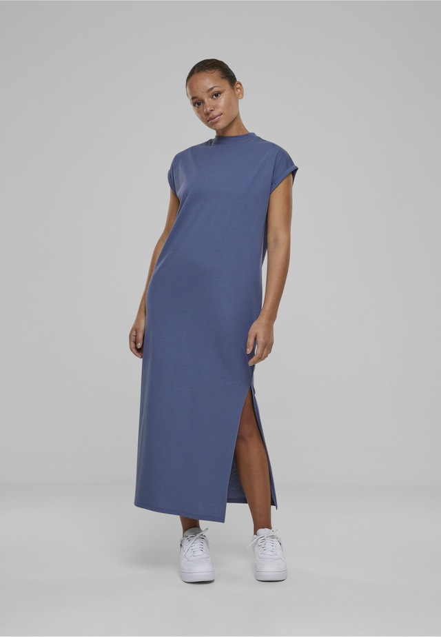 URBAN CLASSICS Shirtkleid »Urban Classics Damen Ladies Long Extended Shoulder Dress« 1 Stk. tlg.