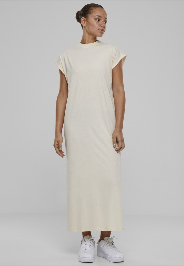 URBAN CLASSICS Shirtkleid »Urban Classics Damen Ladies Long Extended Shoulder Dress« 1 Stk. tlg.