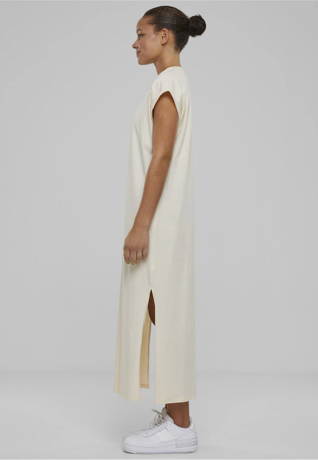 URBAN CLASSICS Shirtkleid »Urban Classics Damen Ladies Long Extended Shoulder Dress« 1 Stk. tlg.