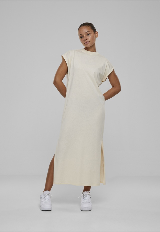 URBAN CLASSICS Shirtkleid »Urban Classics Damen Ladies Long Extended Shoulder Dress« 1 Stk. tlg.