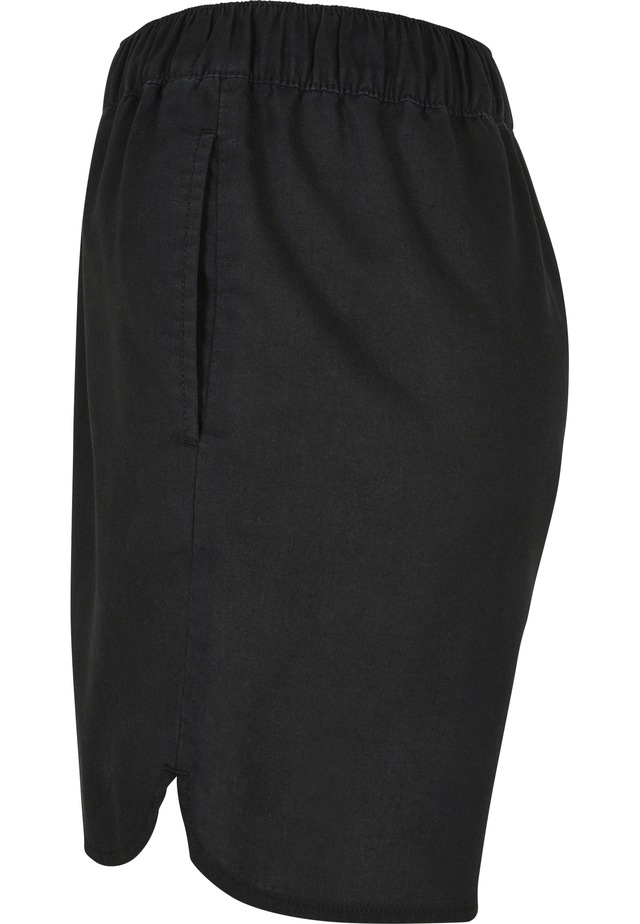 URBAN CLASSICS Shorts »Urban Classics Damen Ladies Linen Mixed Shorts«