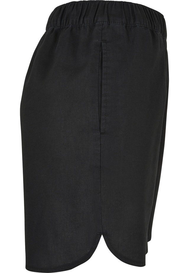 URBAN CLASSICS Shorts »Urban Classics Damen Ladies Linen Mixed Shorts«