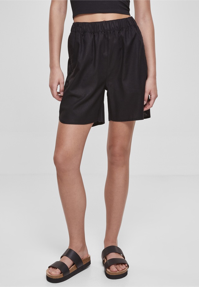 URBAN CLASSICS Shorts »Urban Classics Damen Ladies Linen Mixed Shorts«