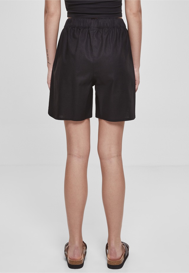 URBAN CLASSICS Shorts »Urban Classics Damen Ladies Linen Mixed Shorts«