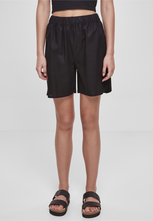 URBAN CLASSICS Shorts »Urban Classics Damen Ladies Linen Mixed Shorts«