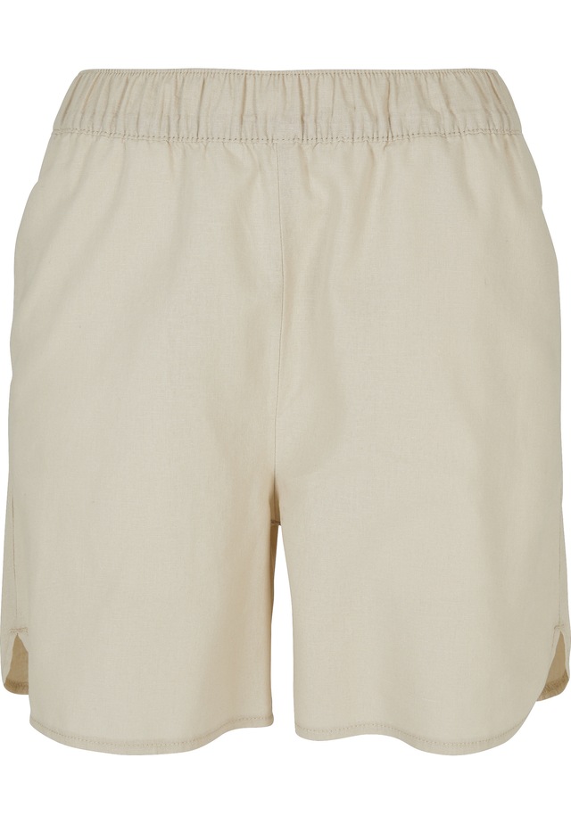 URBAN CLASSICS Shorts »Urban Classics Damen Ladies Linen Mixed Shorts«
