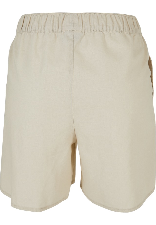 URBAN CLASSICS Shorts »Urban Classics Damen Ladies Linen Mixed Shorts«
