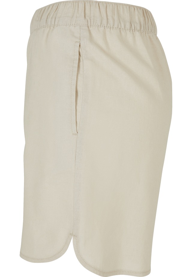 URBAN CLASSICS Shorts »Urban Classics Damen Ladies Linen Mixed Shorts«