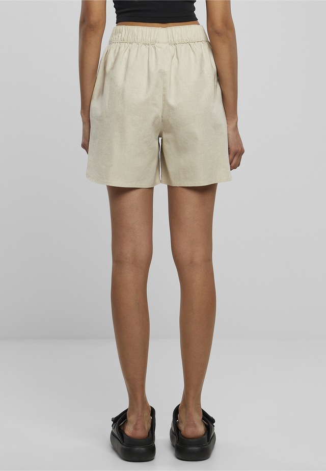 URBAN CLASSICS Shorts »Urban Classics Damen Ladies Linen Mixed Shorts«