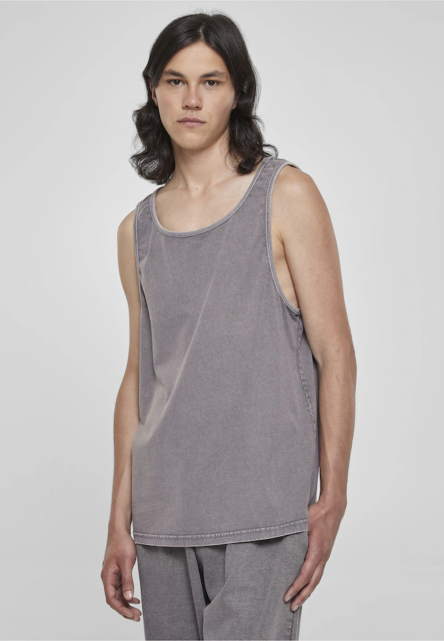 URBAN CLASSICS Tanktop »Urban Classics Herren Heavy Oversized Acid Wash Tank« 1 Stk.