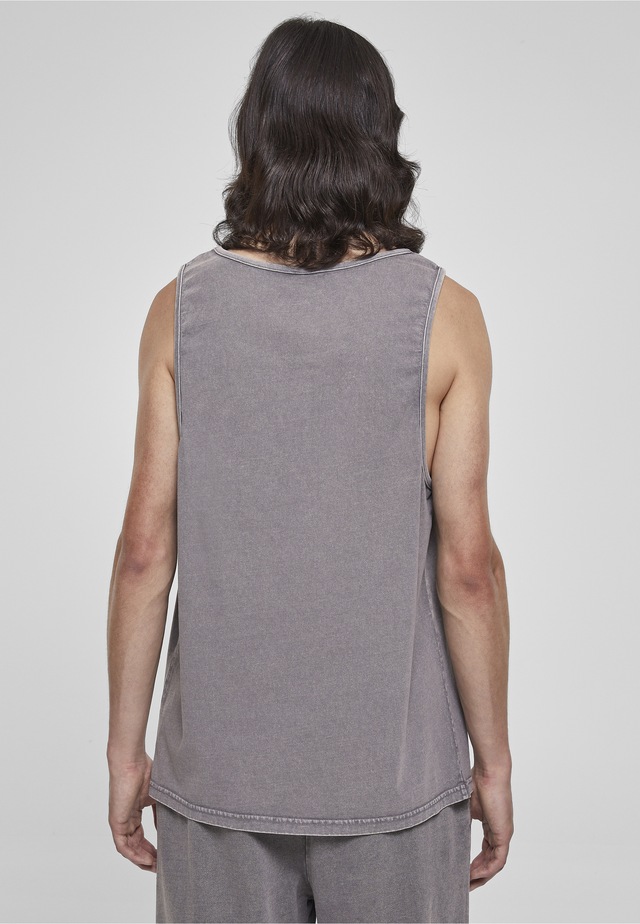 URBAN CLASSICS Tanktop »Urban Classics Herren Heavy Oversized Acid Wash Tank« 1 Stk.