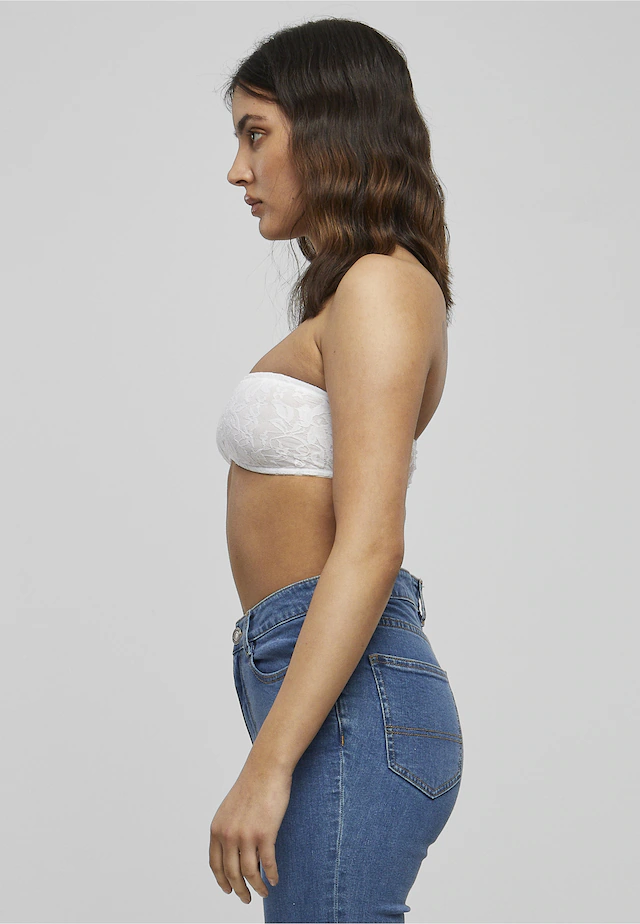 URBAN CLASSICS Sport-BH »Urban Classics Damen Ladies Laces Bandeau«