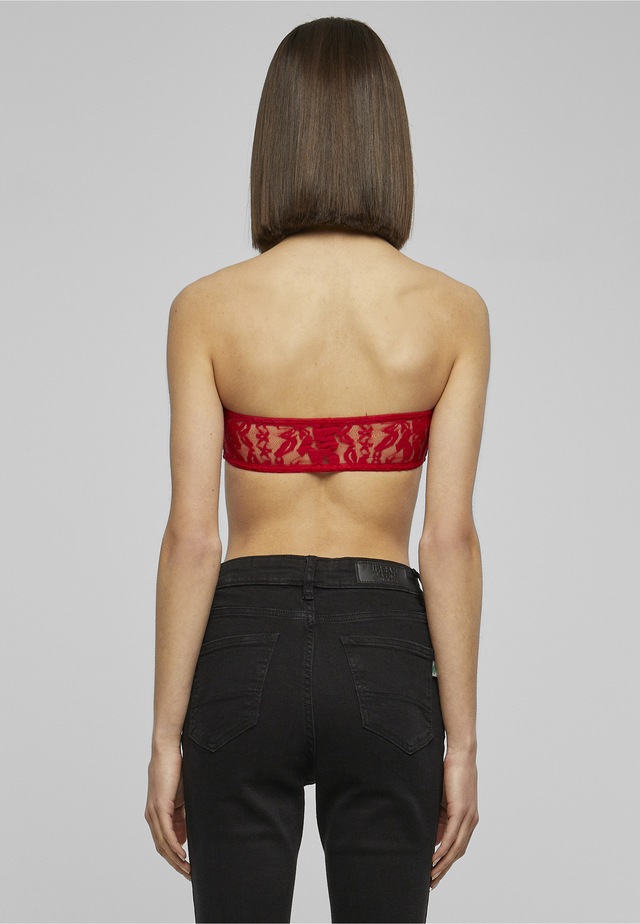 URBAN CLASSICS Sport-BH »Urban Classics Damen Ladies Laces Bandeau«