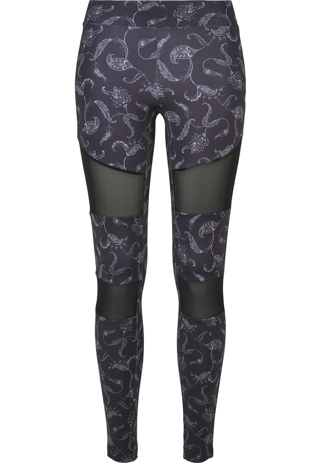 URBAN CLASSICS Leggings »Urban Classics Damen Ladies Tech Mesh AOP Leggings«