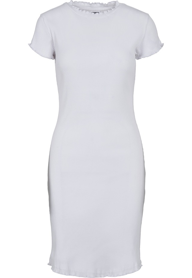 URBAN CLASSICS A-Linien-Kleid »Urban Classics Damen Ladies Rib Tee Dress« 1 Stk. tlg.